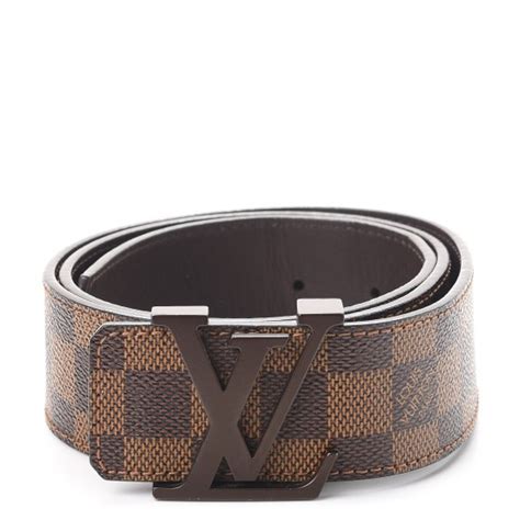 louis vuitton initiales damier ebene belt|louis vuitton damier ebene original.